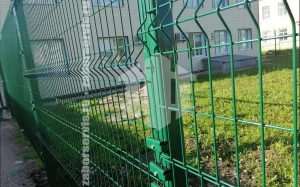 3D заборы для школы 70 метров высота 2,0м