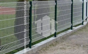 Забор 3D на ленточном фундаменте